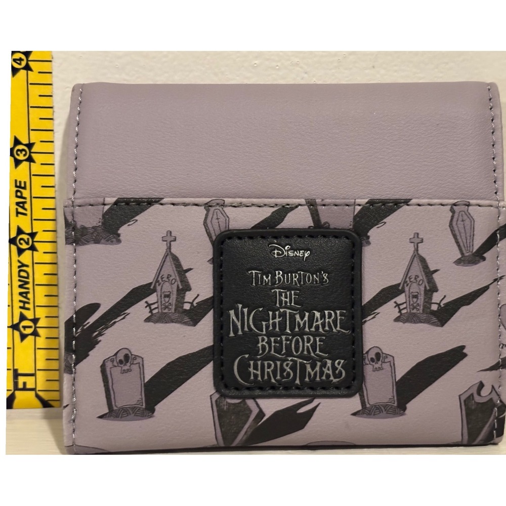 Loungefly Nightmare Before Christmas Zero Glow Wallet Lavender Grey New w/ tag